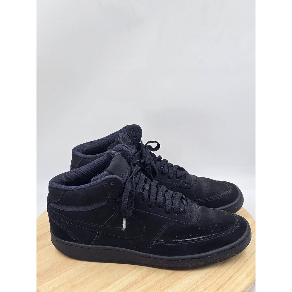 Nike Court Vision Mid Mens Sneaker Shoes Black Mens Size 11.5 CU6620 001